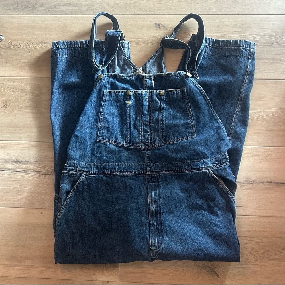 Vintage Oshkosh B Gosh Adult Vest Back Overalls 44x30